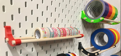 Ikea Skadis Pegboard Tape and Ribbon Organizer